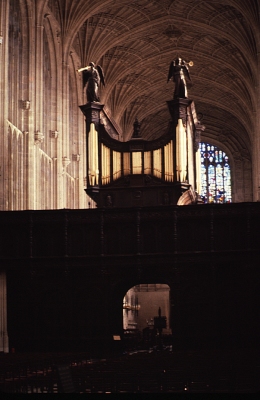 King's College Organ, from the Nave