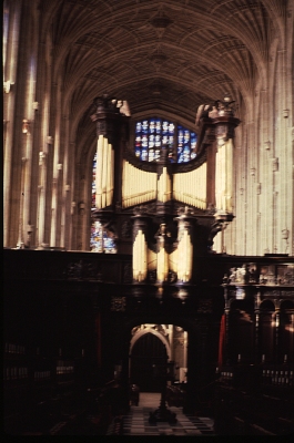 King's College Organ, from the Choir