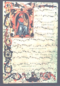 Squarcialupi Codex: Landini Portrait