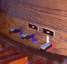 Ruhland Organ Hitchdown Couplers