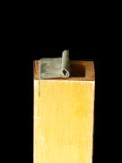 Wooden Flute: Scrolled Top