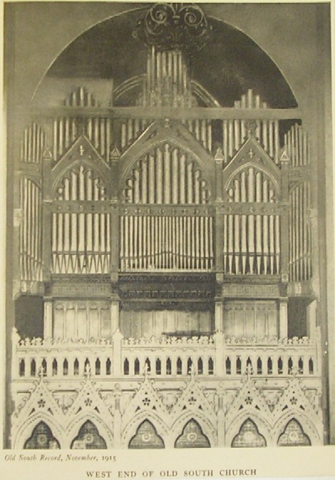 Ernest M. Skinner organ, Op. 231 (1915) in New Old South Church (Boston)