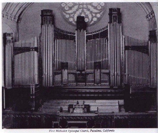Skinner organ, Op. 430 (1923) in First Methodist Church (Pasadena, CA)